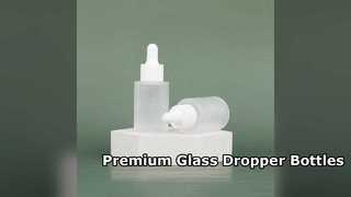 Premium 1oz Glass Dropper Bottles for Essential Oils