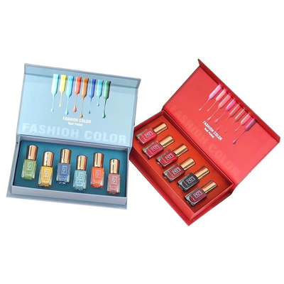 Rigid Nail Polish Set Box With EVA Insert Nail Polish Kit Box