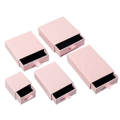 Pink Drawer Ornament Jewelry Packaging Box Ring Necklace Bracelet Ear Studs Pendant