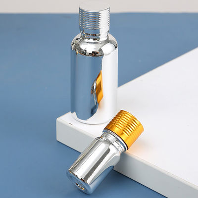 Screen Printing Mini Refillable Perfume Glass Bottle with Plug Metal Gold Silver Stock 10ml 5ml Pocket Small Travel Size