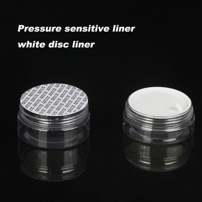 PET Food 100ml 150ml 250ml 300ml 16oz 32oz Amber Black PET Plastic Cosmetic Cream Jar with Aluminum Lid and Durable