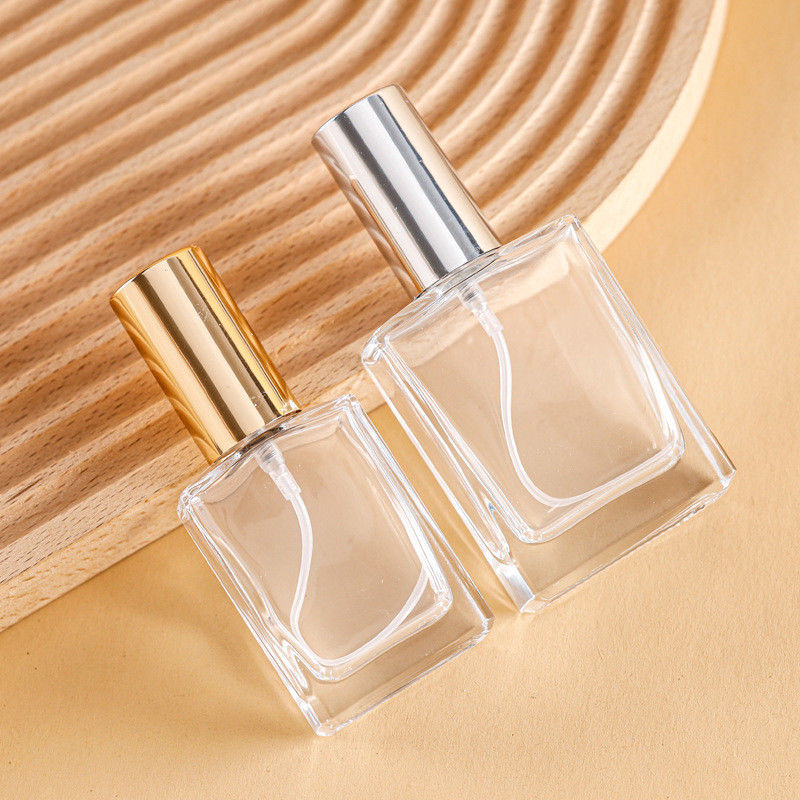 15ml 30ml 50ml 100ml Customized Logo Refillable Empty Black Perfume Bottle with Box Glass Body Alu Sprayer