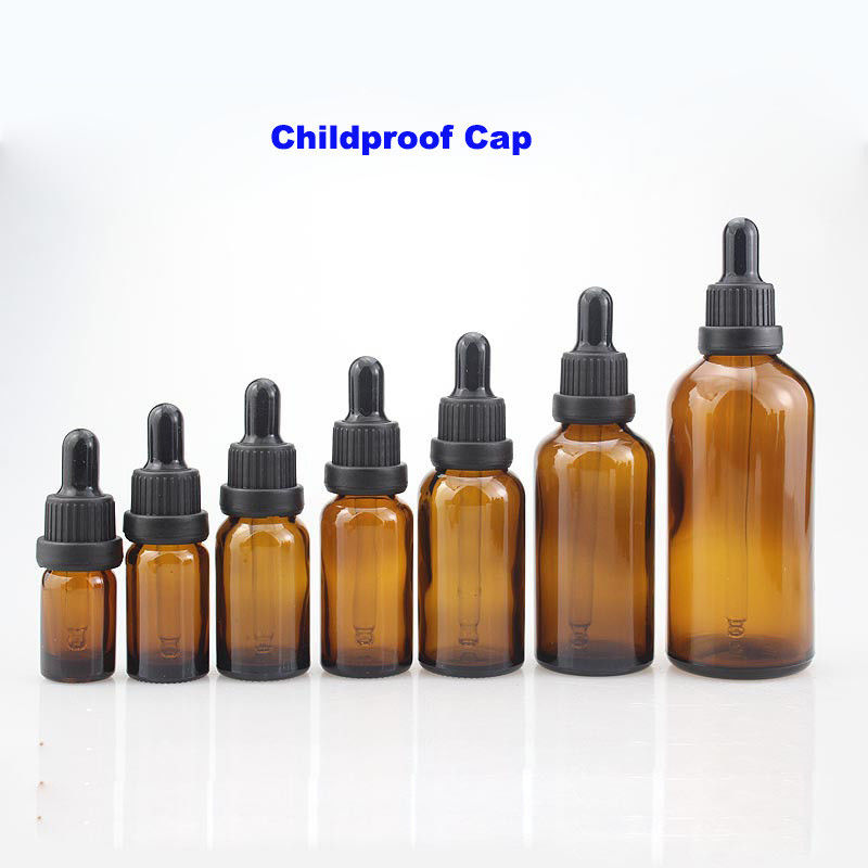Good Empty Glass Small Oil Bottle 5ml 10ml 15ml 20ml 50ml 100ml with Dropper Sealing Type and Freely Provided Sample